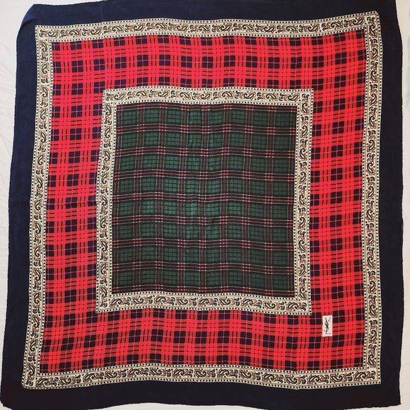 YSL Vintage silk scarf - Picture 7 of 13